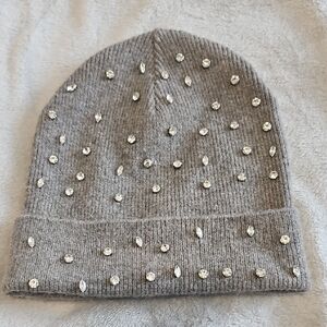Express Heather Gray Knit Hat